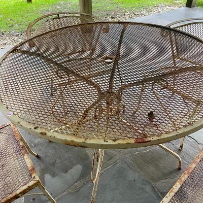 Wrought Iron Patio Set