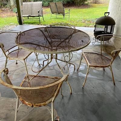 Wrought Iron Patio Set