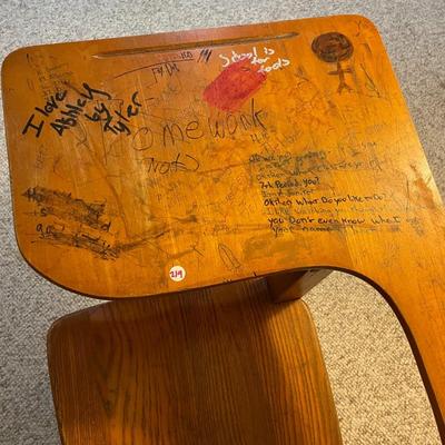 Grafitti School Desk