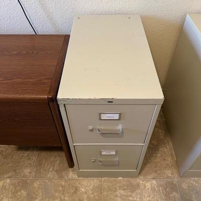 HON 2 DRAWER METAL FILING CABINET
