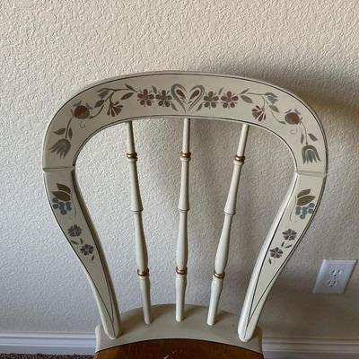 BEAUTIFUL ETHAN ALLEN STENCILED ACCENT CHAIR