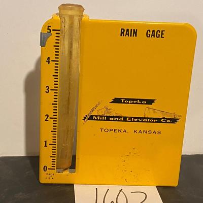 Vintage Topeka Mill and Elevator Rain Gauge