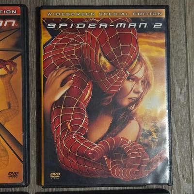 (4) Spider-Man DVDs