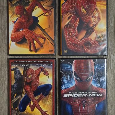 (4) Spider-Man DVDs