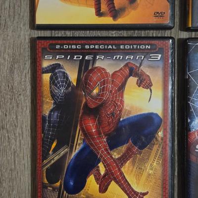 (4) Spider-Man DVDs