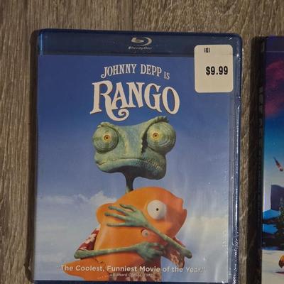 Rango. Ice Age, and Finding Dory Blu-Rays