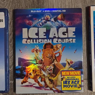 Rango. Ice Age, and Finding Dory Blu-Rays