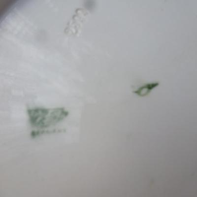 German Hand Painted Porcelain Plate with Dutch Windmill Design- Approx 7"