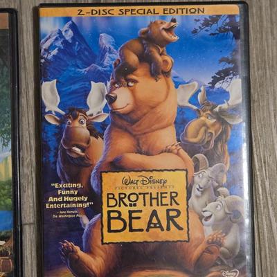 Disney Dvds - The Jungle Book, Tarzan, and Brother Bear