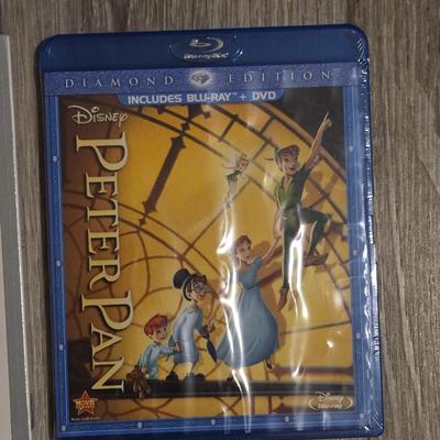 Disney Blu-Rays- Peter Pan, Snow White, and Cinderella