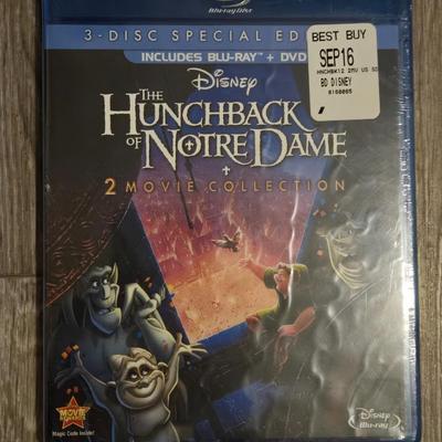 Disney Blu-Rays- Planes, The Hunchback of Notre Dame, and Monsters Inc.