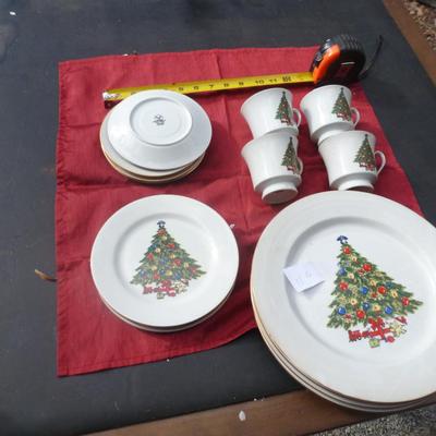 Collection of Home Decor- China Set, Glassware, Serving Plates, Candle Snuffer