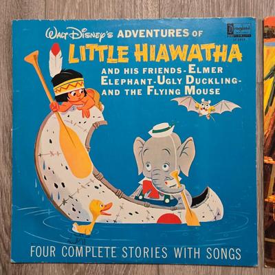 Disney Children's Albums- Treasure Island & 101 Dalmatians (in the wrong Cover)