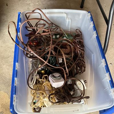 G350 Electrical Cord Lot & Candles