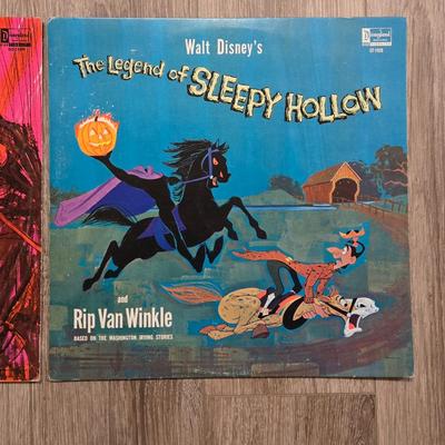 Disney Children's Albums- The Legend of Sleepy Hollow and Robin Hood