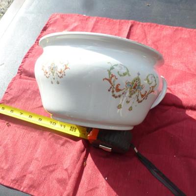 Vintage Porcelain Chamber Pot