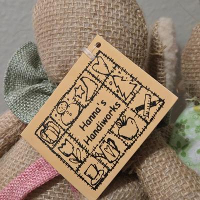 Burlap Bunny Family by Hanna's Handiworks