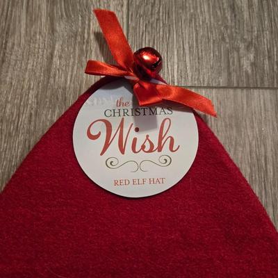 New Hallmark "Wish" Elf Hat and North Pole Bell