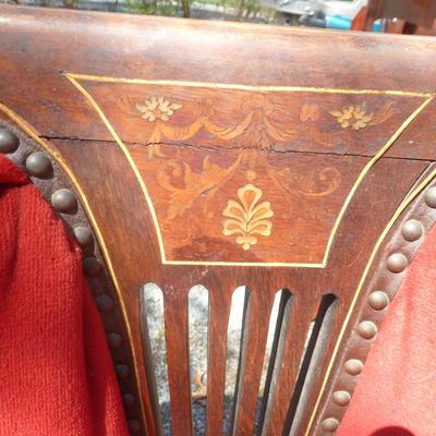 Victorian Parlor Chair- Approx 47" Long, 38" Tall