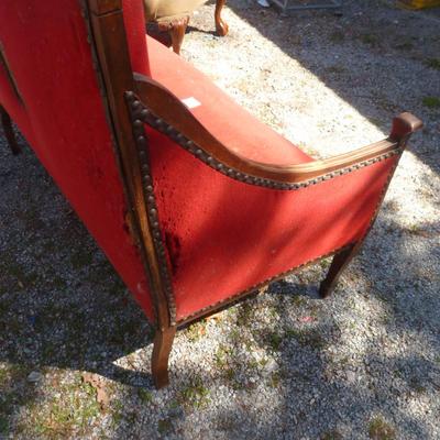 Victorian Parlor Chair- Approx 47" Long, 38" Tall