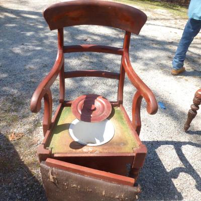 Victorian 'Potty' Chair