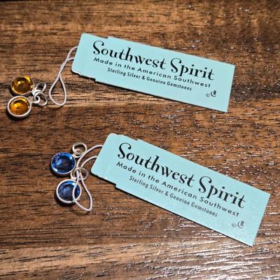 New Southwest Spirit Sterling & Gemstone Charms 7mm