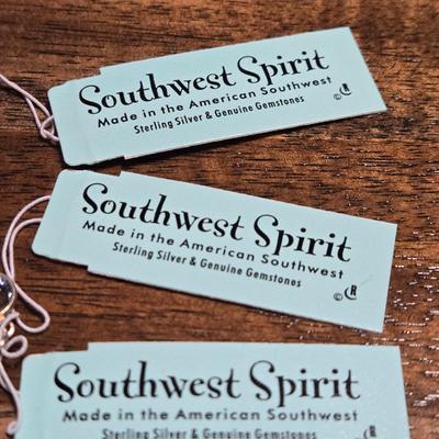 New Southwest Spirit Sterling & Gemstone Pendants or Charms 7mm