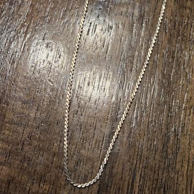 17.75" Sterling Silver Italian Chain