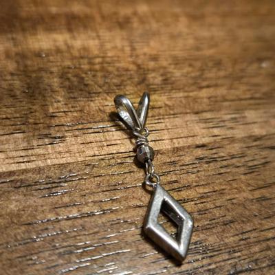 Sterling Silver Swivel Pendant