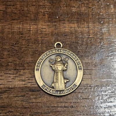 Vintage Saint Francis Pendant