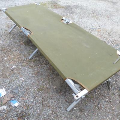 Folding Military Cot