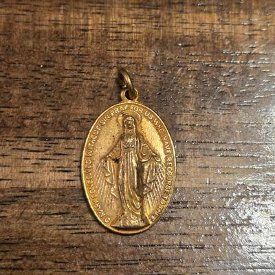 Mary Conceived Without Sin Pendant