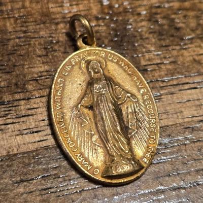 Mary Conceived Without Sin Pendant