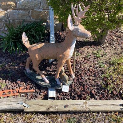 Deer and Squirrel Statues