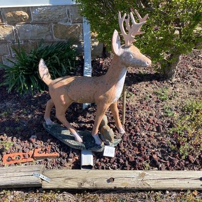 Deer and Squirrel Statues