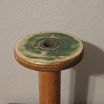 Antique Wood Spool