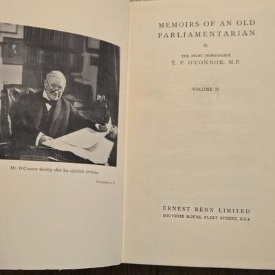 Antique Books 'Memoirs of an Old Parliament' Vol. 1 & 2