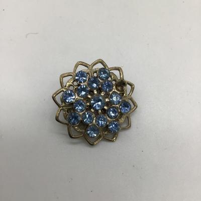 Baby blue colored pin