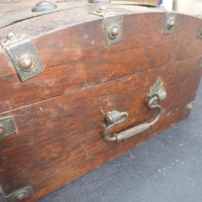 Victorian Wooden Storage Box