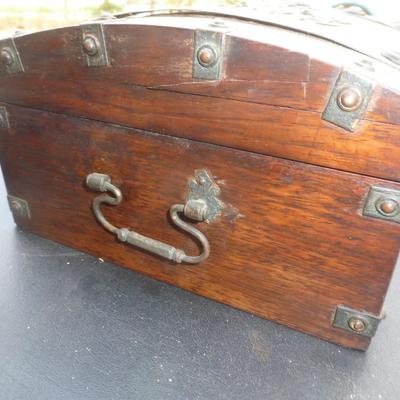 Victorian Wooden Storage Box