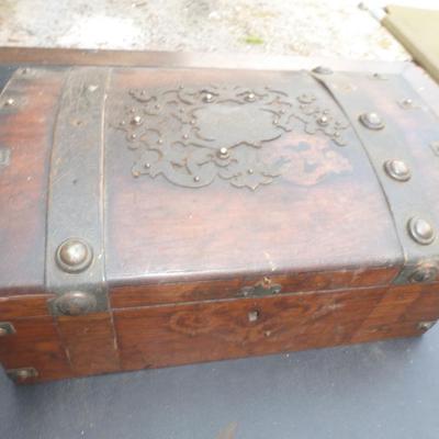 Victorian Wooden Storage Box
