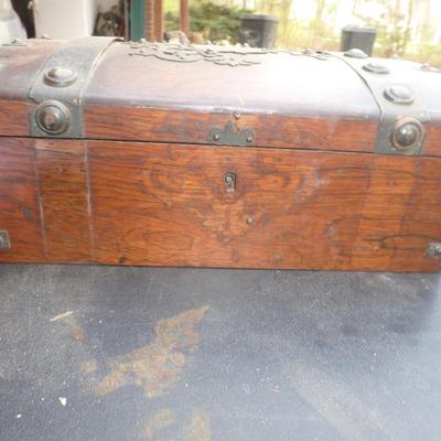 Victorian Wooden Storage Box