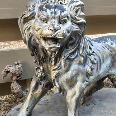 Vintage Resin Lion