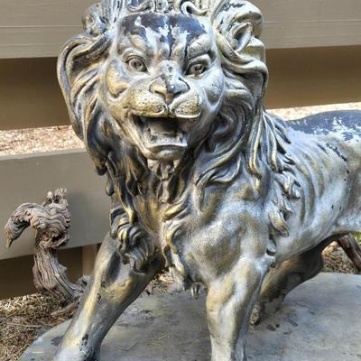 Vintage Resin Lion