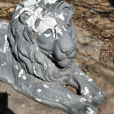 Resin Resting Lion