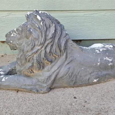 Resin Resting Lion