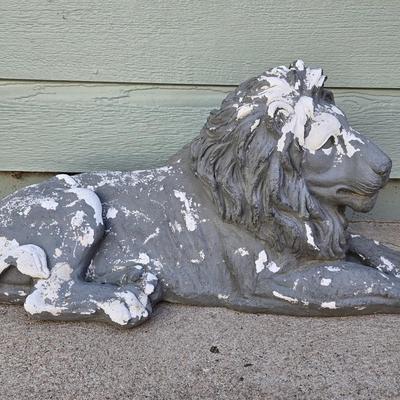 Resin Resting Lion