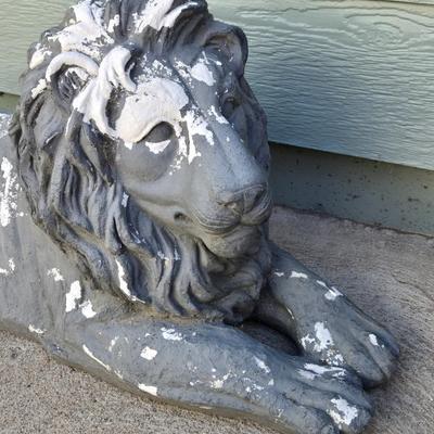 Resin Resting Lion