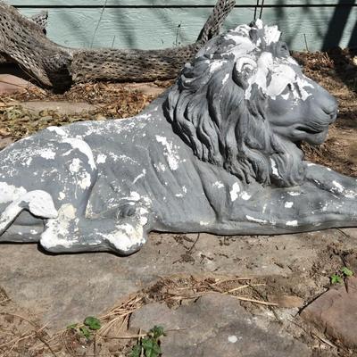 Resin Resting Lion