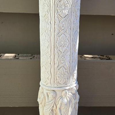 Vintage Outdoor Column with Greecian Design